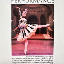 1991 Movado Museum Watch Sports Edition Vintage Print Ad Ballet Dancer Advert picture