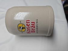 Vintage Bierkrug Hasenbräu Augsburg Steinkrug 0,5 L picture