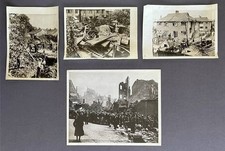 WORLD WAR ll ~ BOMBING OF LONDON (BLITZ) ~ (4 PHOTOS) - 1940-41 picture