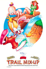 1993 Disney Roger Rabbit Trail Mix-Up Jessica Baby Herman Maroon 11 x 17 Poster picture