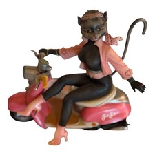 Margaret Le Van Alley Cats Retired Go Go Pink Lady Scooter Kurt Adler Cool Rider picture
