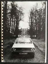 AUDI 80 PRESS VISIT Information Media Press Brochure MAR 1973 L LS GL picture