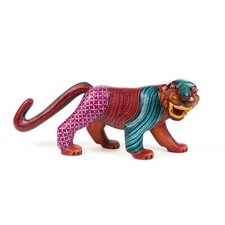 Fierce Jaguar - Oaxacan Alebrije Wood Carving - Nestor Melchor picture