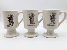 1960s HOBO JOE's Restaurant Footed Mugs Set of 3 Varied Styles picture
