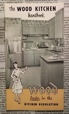 c. 1959 The Wood Kitchen Handbook - National Institute of Wood Kitchen Cabinets picture