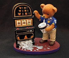 Faithful Fuzzies Slots Of Excitement Viva Vegas Bear - #0069 *RARE, VERY LOW #*  picture