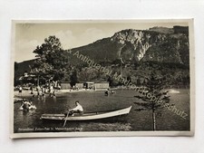Postcard Mettenham lido Lake Zell rowing boat Schleching 1931 Traunstein tourism picture