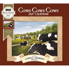 Lang Brands,  Cows Cows Cows Special Edition 2027 Wall Calendar by Lowell Herrer picture