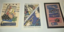 New Orleans Jazz Fest Vintage Postcards 1975-93  Set of 12 picture