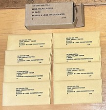 8 NOS 1968 US ARMY ISSUE WELDING HELMET CLEAR COVER LENS BAUSCH & LOMB picture