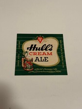Vintage Hull's Cream Ale NOS Label New Haven Connecticut 16 oz 3