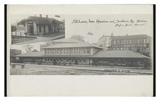 Poplar Bluff Missouri Station Standard Postcard picture