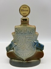 1975 Jim Beam Liquor Decanter 25 Year Anniversary Bourbon Whiskey Regal China picture