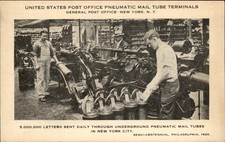 New York City NY Pneumatic Mail Tubes c1926 Philadelphia Expo Postcard bhn picture