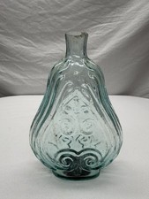 Antique 1850's Iron Pontil Scroll Flask  picture