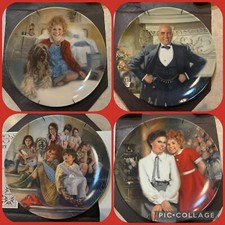 Orphan Annie Movie Collectible Plates 1982-1986 Set Of Four Knowles Fine China picture