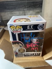 Funko Pop 1252 E.T. Movie Henry Thomas, Matthew Demerit Signed picture