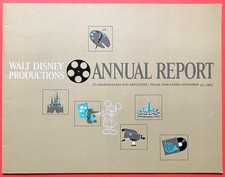 September 1967. WALT DISNEY Productions ANNUAL Report. Very Fine picture