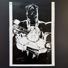 Xero #3 Original Cover Art ChrisCross Christopher Priest DC 1997 Tom Simmons picture