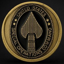 USSOCOM Special Operations Command JSOC USASOC AFSOC NAVSPECWARCOM Coin picture