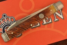 QUEEN CITY GENUINE SAWCUT BROWN BONE PREMIUM DOCTORS DRS KNIFE NICE picture