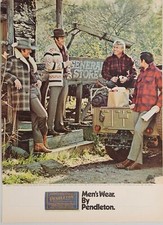 1972 Print Ad Pendleton Wool Jackets,Pants Men by General Store Portland,OR picture