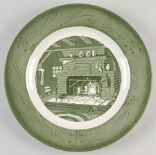 Royal  Colonial Homestead Green Dinner Plate 6442978 picture