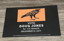 OFFICIAL POLITICAL card Dem Doug Jones for U.S. Senate, AL picture