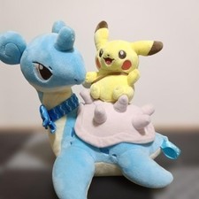 Pokemon Center Limited Lapras Pikachu Plush Toy Mascot 2018 26a picture