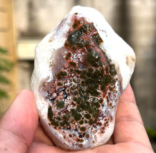 166g Natural Raw Ocean Jasper Chalcedony Agate Rough Crystal Mineral Specimen picture