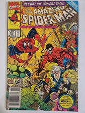 AMAZING SPIDER-MAN 343 NEWSSTAND *NOT NM* MARVEL COMICS 1990 .99 AUCTIONZX 1234 picture