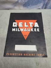 1943 Delta-Milwaukee Industrial Catalog No. 11 War Production Machine Tools WWII picture