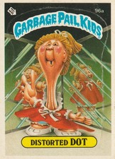 1986 Topps Garbage Pail Kids Distorted Dot #96a GPK Series 3 Vintage Card picture