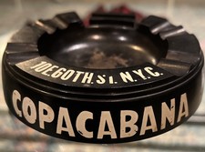 1950-60's USED Vintage Ashtray from Legendary COPACABANA Club NYC Plastic 5” picture