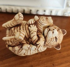 ☆ 1993 HARMONY KINGDOM ☆ Of the Same Stripe ☆  Trinket Box Made in UK ☆ picture