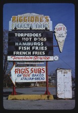 Riggione's Malta Inn Rigi's Subs and Ice Cream sign Malta New York Photo picture
