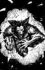 The Vessel Cover Art Inked by Giovanni Mills on 11x17 Bristol Board picture