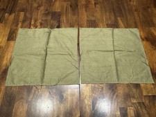 Vintage Korean War Era Military Issue Field Hankerchiefs Light Olive Drab picture