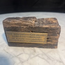 RARE USS Constitution WOOD RELIC 1794 Old Ironside picture