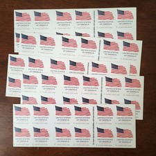 FLAG BOOK OF 20 FIRST CLASS STAMPS picture