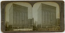 Railway Exchange Building , Chicago IL Vintage Stereoview Photo by John M. Smyth picture