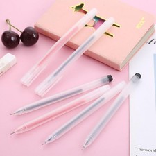 Transparent Frosted Gel Pen 0.5mm Bullet-Point Fountain-Pen Learn Stationery picture