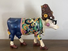 Cow Parade 2002 Westland Giftware Beehive Bovine Figurine #9142 Missing Horn picture