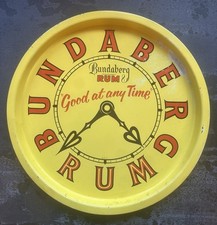 EARLY “GOOD AT ANY TIME” BUNDABERG AUSTRALIAN RUM DISTILLERY SERVING TRAY  picture