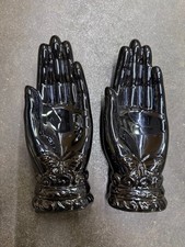 Target Hyde & EEK Halloween Palm Reader Hands Ceramic NEW RARE HTF X2 picture