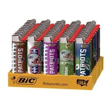 8 NFL Bic Lighters- New England Patriots (Random Assortment) 8 count picture