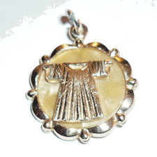 Vintage 1959 Holy Tunic Trier Pilgrimage Medal Pendant Holy Robe Germany Heili picture