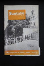 October 1948 Santa Fe Magazine; AT&SF Railroad Employee Magazine picture