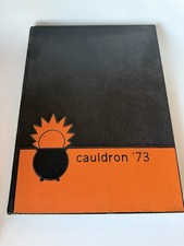 1973 Huntington Beach High School Yearbook Cauldron HBHS California Original picture
