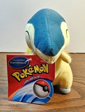 2000 Hasbro Pokemon 5” Cyndaquil Vintage Stuffed Plush - New w/ Tags - Rare HTF picture